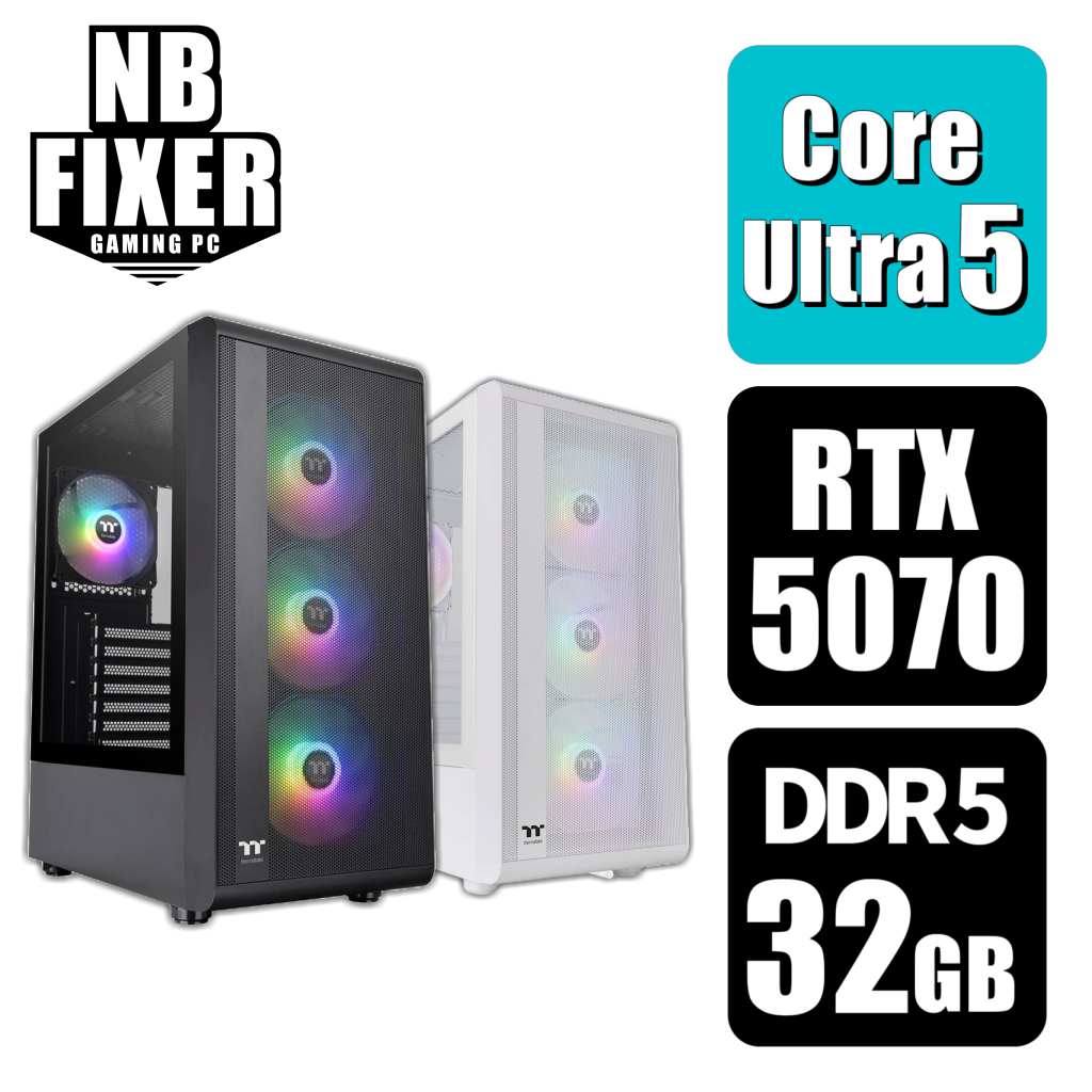 Core Ultra 5 225F / RTX5070 / メモリ32GB / SSD 1TB / S200