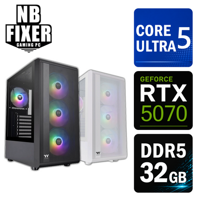 Core Ultra 5 225F / RTX5070 / メモリ32GB / SSD 1TB / S200 / ゲーミングPC