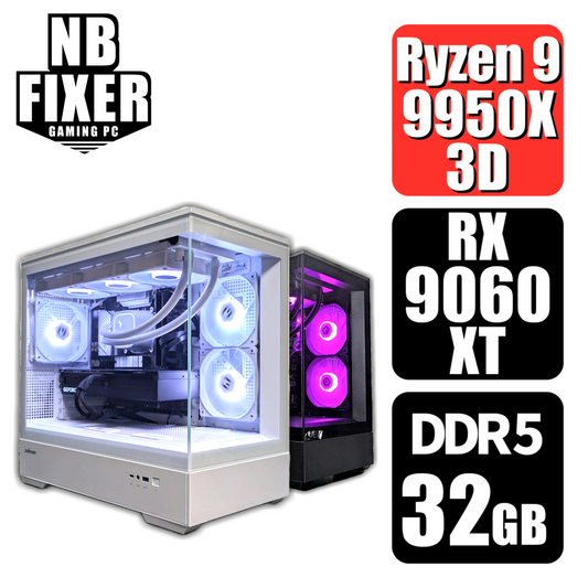 Ryzen 9 9950X3D / RX9060XT / メモリDDR5 32GB / SSD 1TB / P30