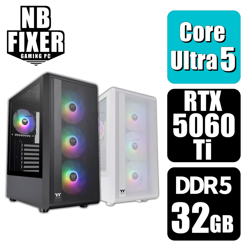Core Ultra 5 225F / RTX5060Ti 8GB / メモリ32GB / SSD 1TB / S200