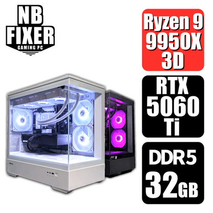 Ryzen 9 9950X3D / RTX5060Ti 8GB / メモリDDR5 32GB / SSD 1TB / P30
