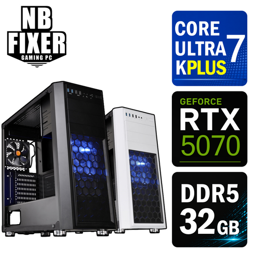 Core Ultra 7 270K Plus / RTX5070 / メモリDDR5 32GB / SSD 1TB / H26 / ゲーミングPC