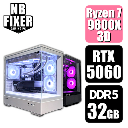 Ryzen 7 9800X3D / RTX5060 / メモリDDR5 32GB / SSD 1TB / P30