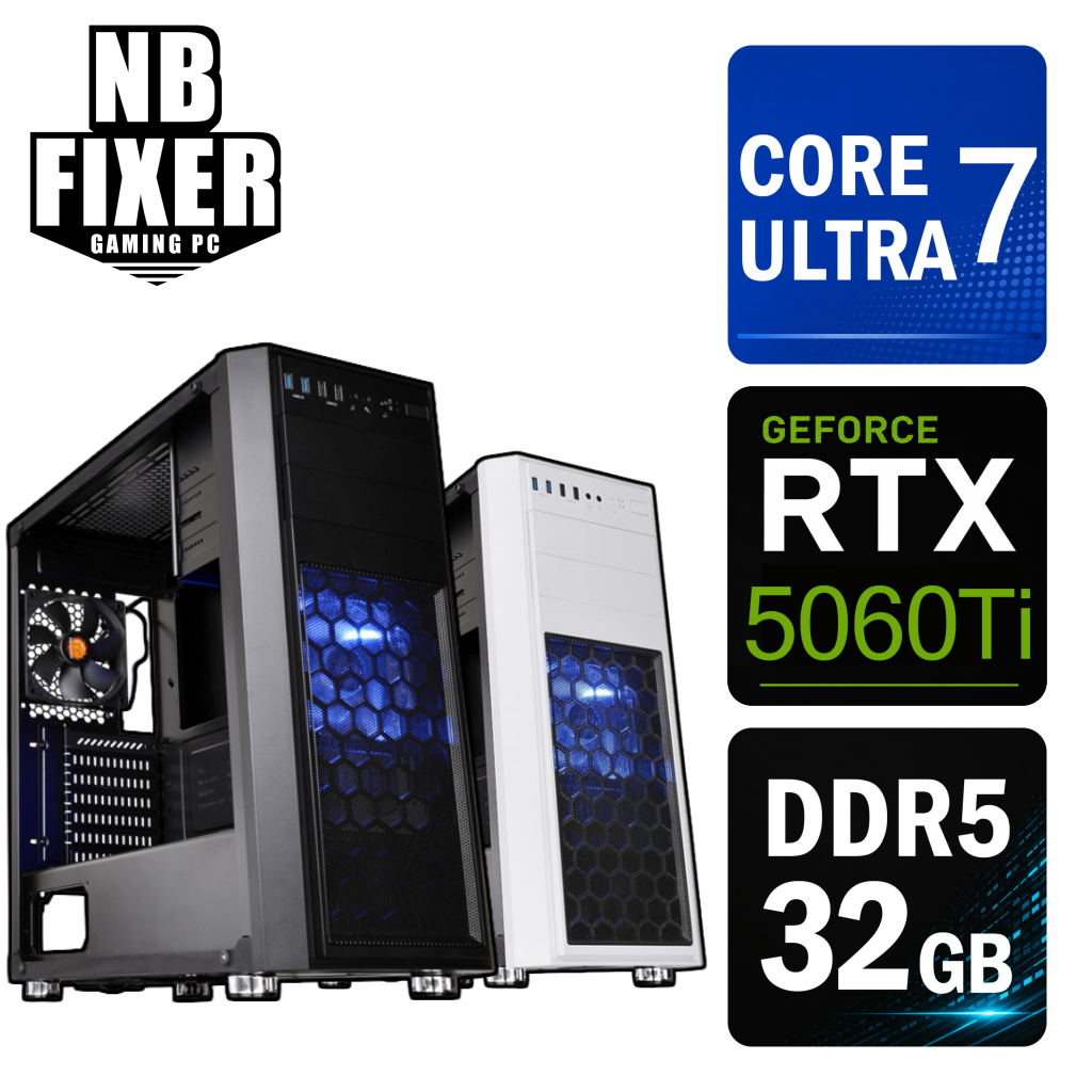 Core Ultra 7 265KF / RTX5060Ti 8GB / メモリ32GB / SSD 1TB / H26 / ゲーミングPC