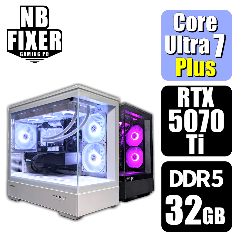 Core Ultra 7 270K Plus / RTX5070Ti / メモリ32GB / SSD 1TB / P30 / ゲーミングPC