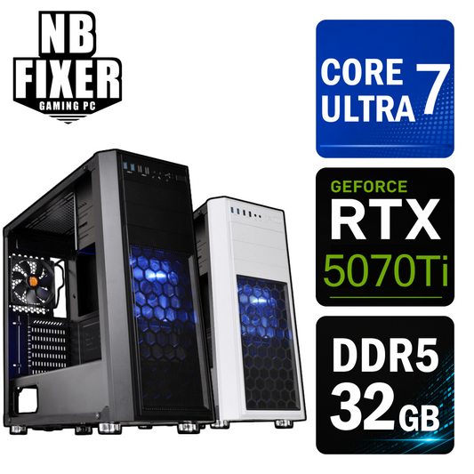 Core Ultra 7 265KF / RTX5070Ti / メモリ32GB / SSD 1TB / H26 / ゲーミングPC