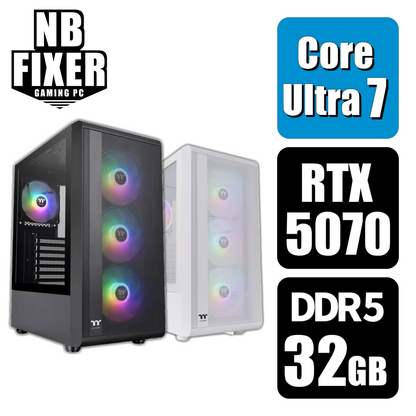 Core Ultra 7 265KF / RTX5070 / メモリ32GB / SSD 1TB / S200