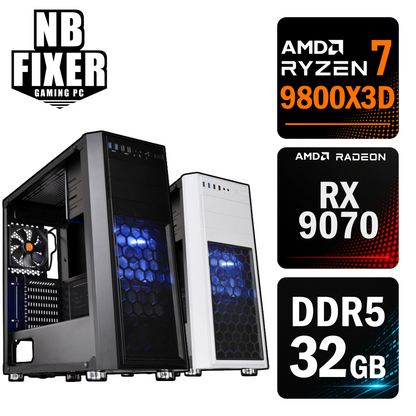 Ryzen 7 9800X3D / RX9070 / メモリDDR5 32GB / SSD 1TB / H26 / ゲーミングPC