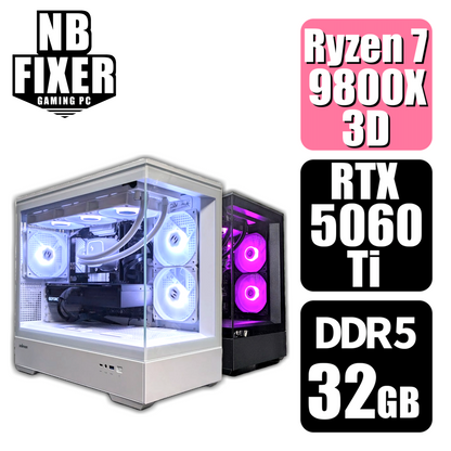 Ryzen 7 9800X3D / RTX5060Ti 8GB / メモリDDR5 32GB / SSD 1TB / P30