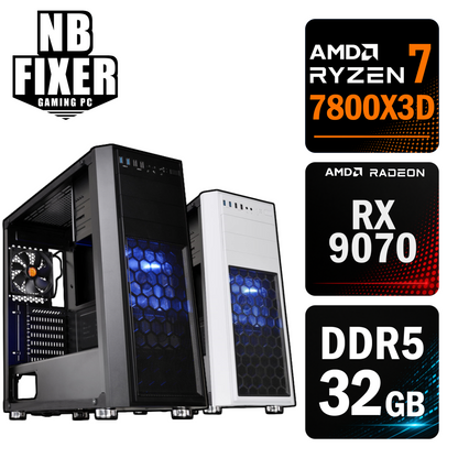 Ryzen 7 7800X3D / RX9070 / メモリDDR5 32GB / SSD 1TB / H26 / ゲーミングPC