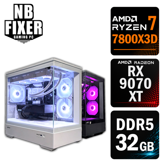 Ryzen 7 7800X3D / RX9070XT / メモリDDR5 32GB / SSD 1TB / P30 / ゲーミングPC