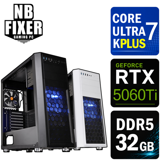 Core Ultra 7 270K Plus / RTX5060Ti 8GB / メモリDDR5 32GB / SSD 1TB / H26 / ゲーミングPC