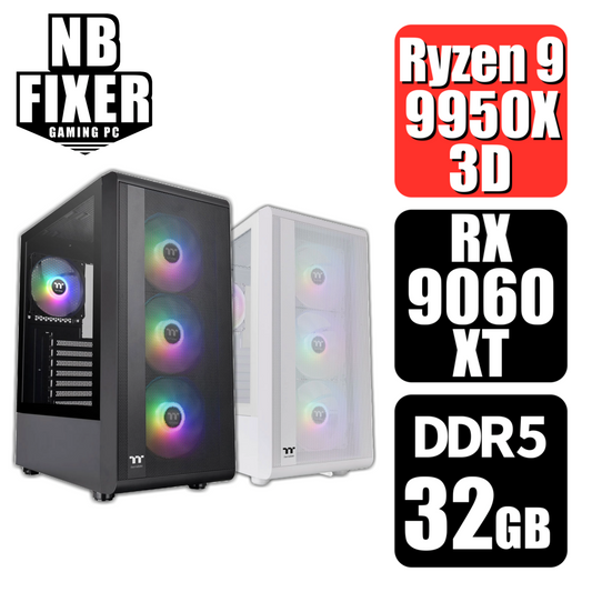 Ryzen 9 9950X3D / RX9060XT / メモリDDR5 32GB / SSD 1TB / S200