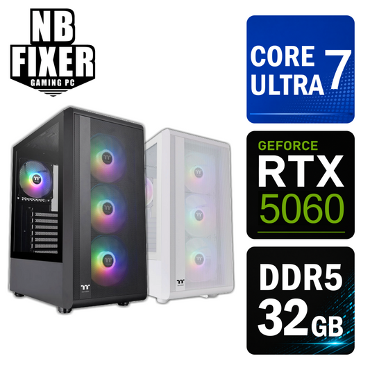 Core Ultra 7 265KF / RTX5060 / メモリ32GB / SSD 1TB / S200 / ゲーミングPC