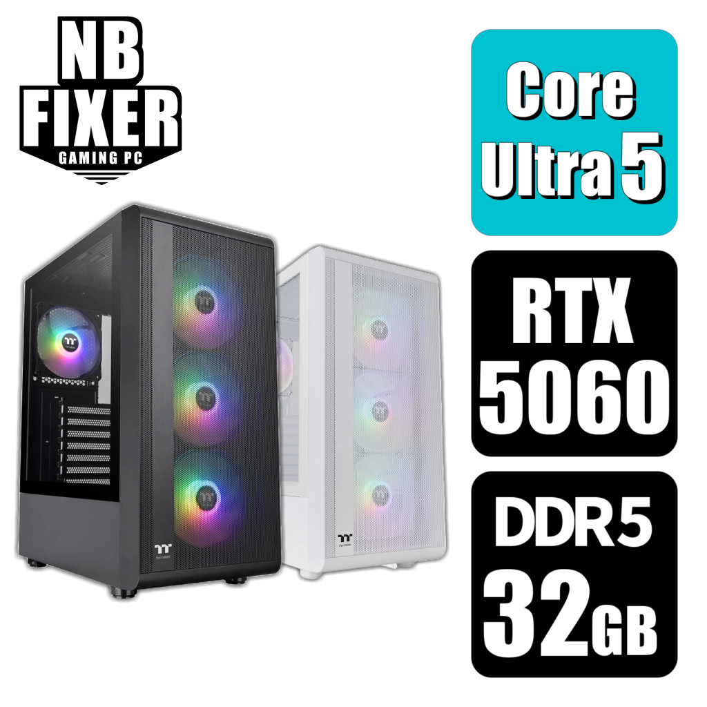 Core Ultra 5 225F / RTX5060 / メモリ32GB / SSD 1TB / S200