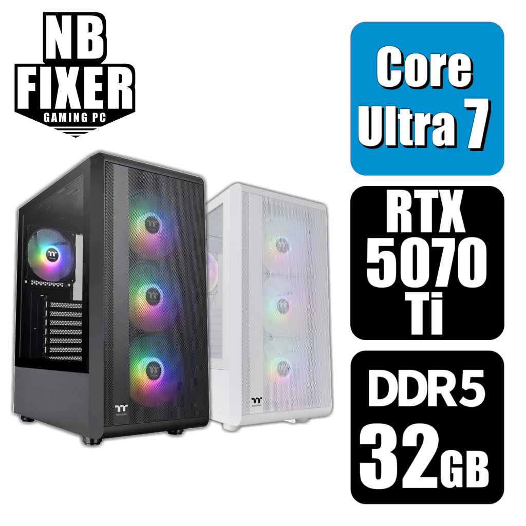 Core Ultra 7 265KF / RTX5070Ti / メモリ32GB / SSD 1TB / S200