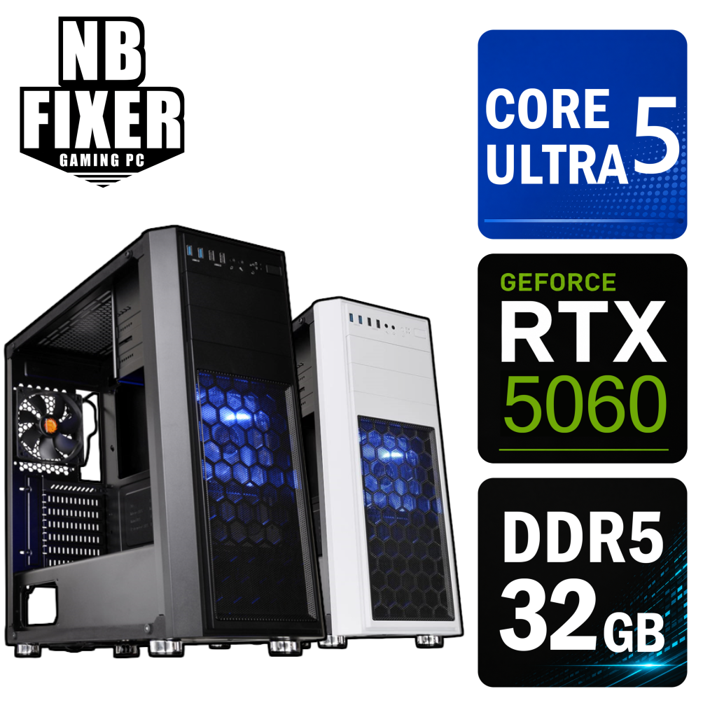 Core Ultra 5 225F / RTX5060 / メモリ32GB / SSD 1TB / H26 / ゲーミングPC