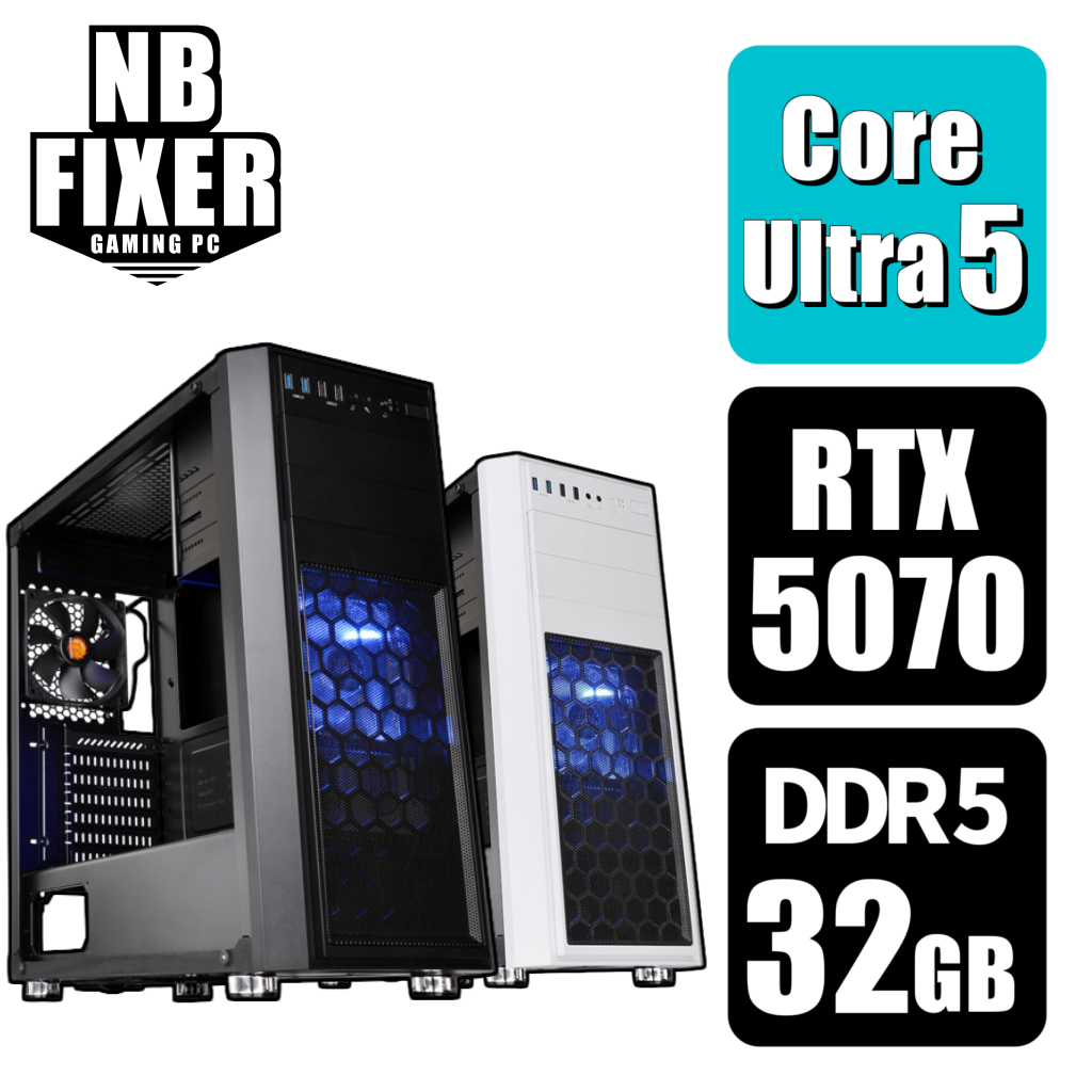 Core Ultra 5 225F / RTX5070 / メモリ32GB / SSD 1TB / H26