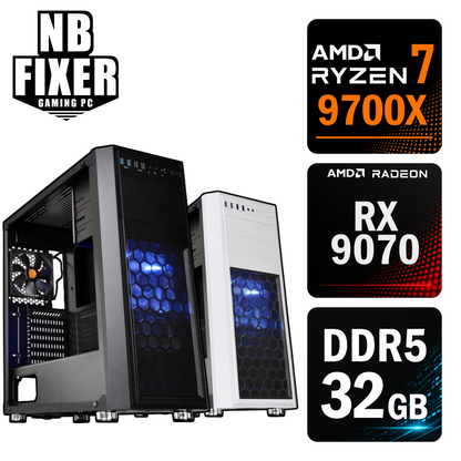Ryzen 7 9700X / RX9070 / メモリDDR5 32GB / SSD 1TB / H26 / ゲーミングPC