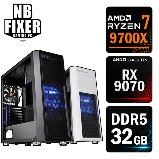 Ryzen 7 9700X / RX9070 / メモリDDR5 32GB / SSD 1TB / H26 / ゲーミングPC