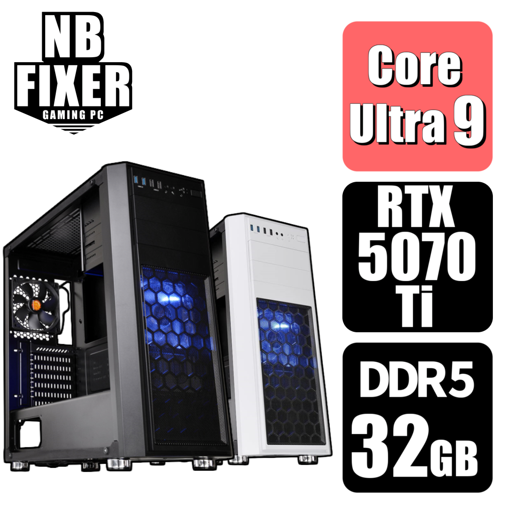 Core Ultra 9 285K / RTX5070Ti / メモリ32GB / SSD 1TB / H26