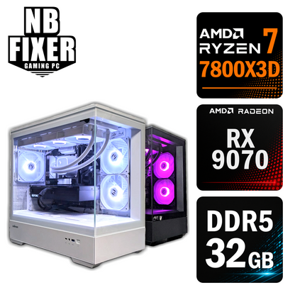 Ryzen 7 7800X3D / RX9070 / メモリDDR5 32GB / SSD 1TB / P30 / ゲーミングPC