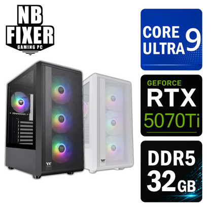 Core Ultra 9 285K / RTX5070Ti / メモリ32GB / SSD 1TB / S200 / ゲーミングPC