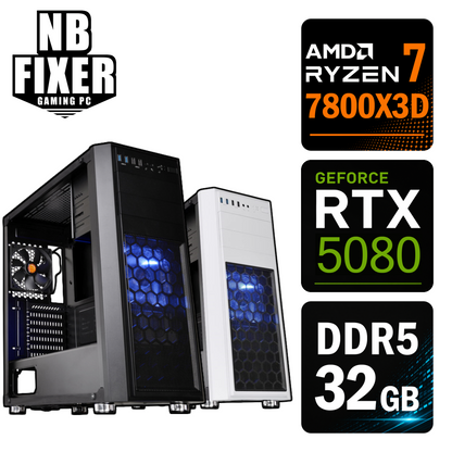 Ryzen 7 7800X3D / RTX5080 / メモリDDR5 32GB / SSD 1TB / H26 / ゲーミングPC