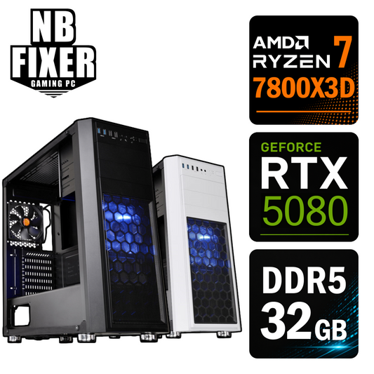 Ryzen 7 7800X3D / RTX5080 / メモリDDR5 32GB / SSD 1TB / H26 / ゲーミングPC
