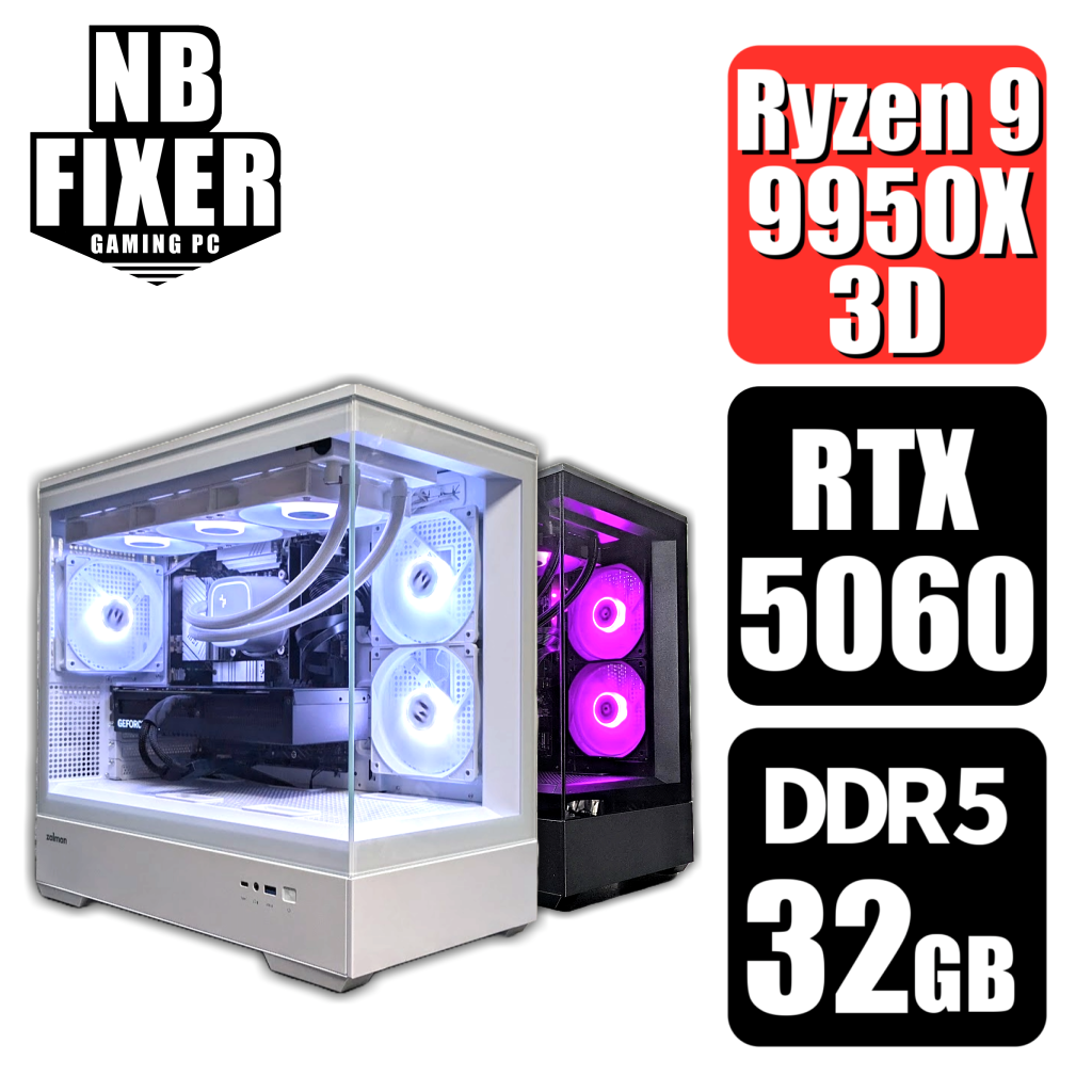 Ryzen 9 9950X3D / RTX5060 / メモリDDR5 32GB / SSD 1TB / P30