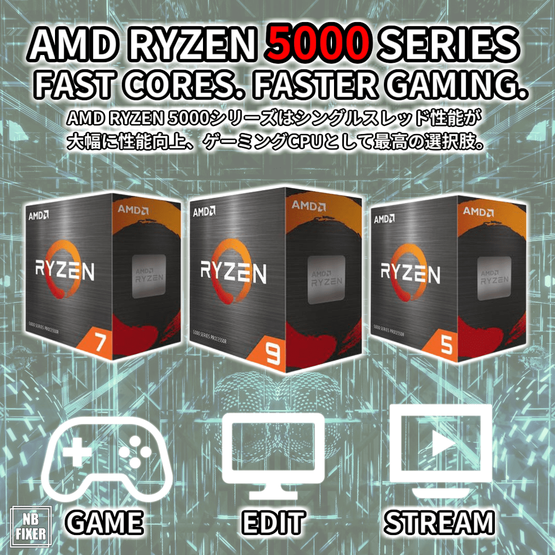 Ryzen 7 5700X / RTX5070 / メモリ32GB / SSD 1TB / S200