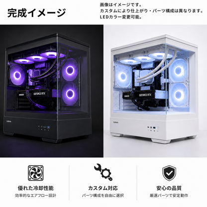 Ryzen 7 7800X3D / RTX5060Ti 8GB / メモリDDR5 32GB / SSD 1TB / P30 / ゲーミングPC