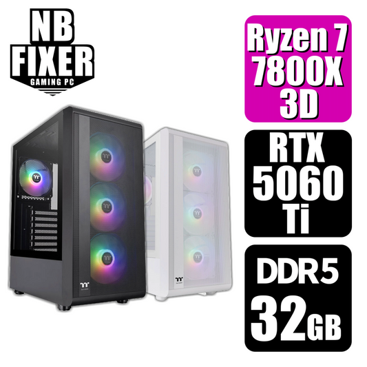 Ryzen 7 7800X3D / RTX5060Ti 8GB / メモリDDR5 32GB / SSD 1TB / S200
