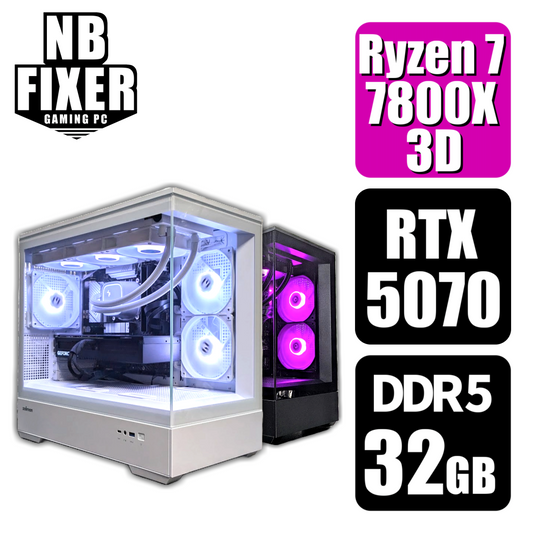 Ryzen 7 7800X3D / RTX5070 / メモリDDR5 32GB / SSD 1TB / P30