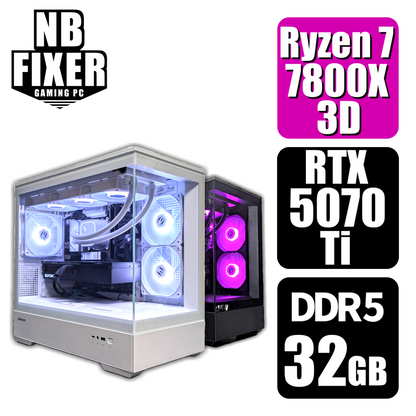 Ryzen 7 7800X3D / RTX5070Ti / メモリDDR5 32GB / SSD 1TB / P30