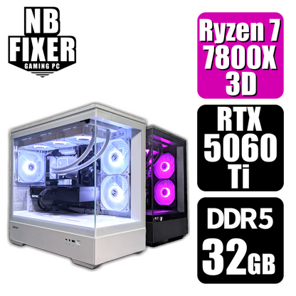 Ryzen 7 7800X3D / RTX5060Ti 8GB / メモリDDR5 32GB / SSD 1TB / P30