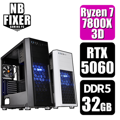 Ryzen 7 7800X3D / RTX5060 / メモリDDR5 32GB / SSD 1TB / H26